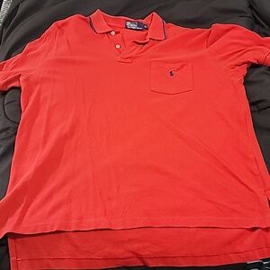 Red Polo Ralph Lauren  XL Collar Shirt